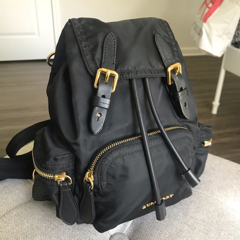 Burberry Small Black Backpack